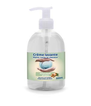 SAVON MAINS CORPS & CHEVEUX FLACON POMPE 300ML X12