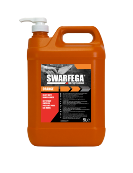 SAVON ATELIER SANS SOLVANT SWARFEGA® ORANGE BIDON POMPE 5L