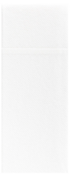 SERVIETTE POCHETTE 32X40CM NON TISSÉ CELISOFT LUNCH BLANC X500