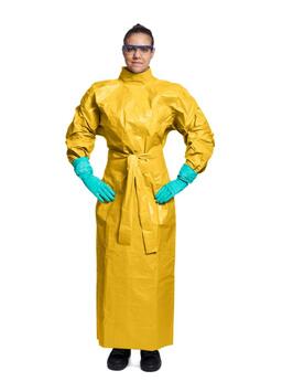 BLOUSE DUPONT™ Tychem® 2000 C TAILLE S/M JAUNE X25