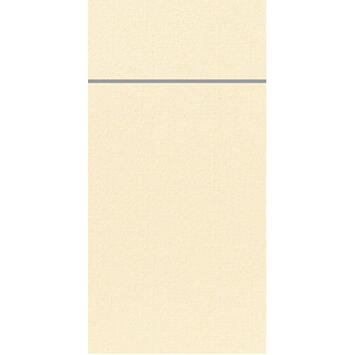SERVIETTE POCHETTE 40X33CM NON TISSÉ DUNILETTO® DUNISOFT® CREME X260