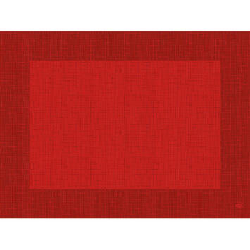 SET DE TABLE BIO-DUNICEL 30X40 LINNEA ROUGE X500
