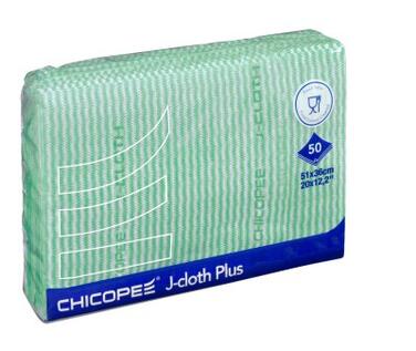 FORMAT NON TISSE USAGE UNIQUE J-CLOTH PLUS 51X36CM VERT X50 FORMATS