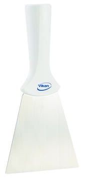 GRATTOIR ALIMENTAIRE LAME INOX PAS DE VIS 10CM BLANC