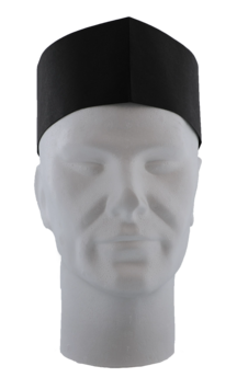 CALOT PAPIER AJUSTABLE NOIR X100