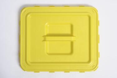 COUVERCLE A POIGNEE SANS OBTURATEUR VAT5 JAUNE
