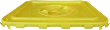COUVERCLE AVEC OBTURATEUR VAT5 JAUNE