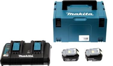PACK ENERGIE 18V LI-ION COFFRET 2 BATTERIE+1 CHARGEUR DOUBLE