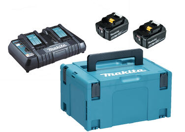 PACK ENERGIE 18V LI-ION COFFRET 2 BATTERIE+1 CHARGEUR DOUBLE