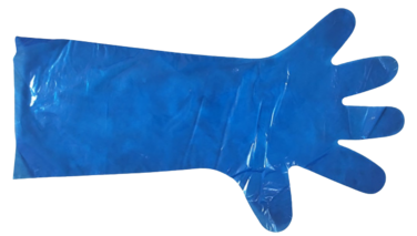 GANT POLYÉTHYLÈNE BLEU LONGUEUR 85CM TAILLE UNIQUE X2000