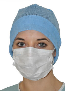 MASQUE MEDICAL TYPE II 3 PLIS MADE IN FRANCE BLEU X60