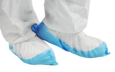 SURCHAUSSURE BLANC SEMELLE ANTIDÉRAPANTE TAILLE XL BLEU X400