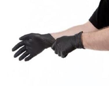 GANT NITRILE NOIR NON POUDRÉ TAILLE L BOÎTE X100