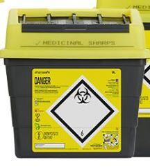 COLLECTEUR SHARPSAFE 9L COUVERCLE MAUVE POUR CYTOTOXIQUES