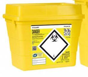 COLLECTEUR A AIGUILLES SHARPSAFE CLINISAFE 8L
