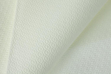 SERVIETTE DE TOILETTE AIRLAID GAUFRÉ 50X120CM 50G BLANC X50