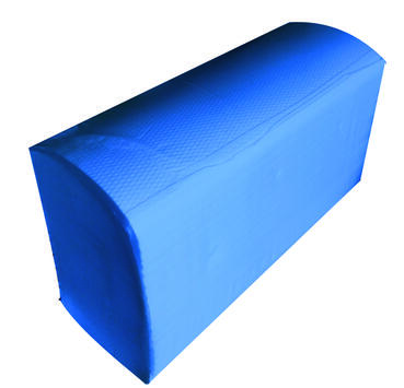 ESSUIE-MAINS PLIÉS EN Z BLEU 20,3X24 CM 150 FORMATS 2 PLIS ECOLABEL X25