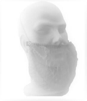 CACHE-BARBE POLYPROPYLÈNE À ELASTIQUE MADE IN FRANCE BLANC X100