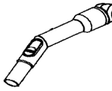 POIGNEE "V" COUDEE PLASTIQUE DIAMETRE 32MM