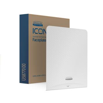 FAÇADE DISTRIBUTEUR ESSUIE-MAINS ICON MOSAÏQUE BLANC X1