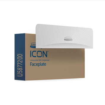FAÇADE DISTRIBUTEUR PAPIER TOILETTE ROULEAU ICON™ MOSAÏQUE BLANC X1