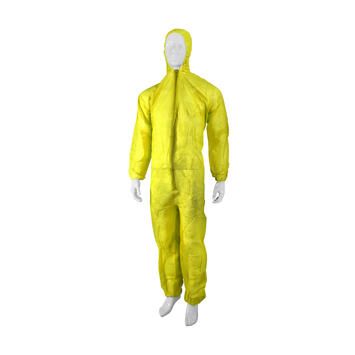 COMBINAISON ZIP PP 40G JAUNE TAILLE XL CARTON X50