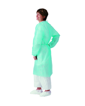 BLOUSE LIEN SANS POCHES JAUNE PP 25G 110CM X50