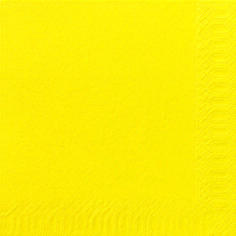 SERVIETTE 33X33CM OUATE 2 PLIS JAUNE X2000