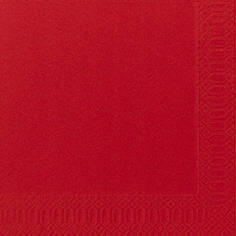 SERVIETTE 33X33CM OUATE 2 PLIS ROUGE X2000