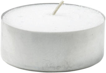 BOUGIE RECHAUD BLANC Ø38MM 6H X360