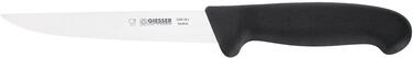 GIESSER COUTEAU À DÉSOSSER LAME DROITE MANCHE NOIR 16 CM