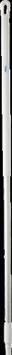 MANCHE ALIMENTAIRE ALUMINIUM 1,51M DIAMETRE 31MM BLANC