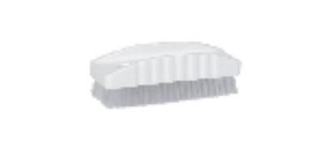 BROSSE A MAIN ALIMENTAIRE 13CM FIBRE DURE BLANC