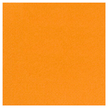 SERVIETTE 39X39CM OUATE 2 PLIS MANDARINE X1800