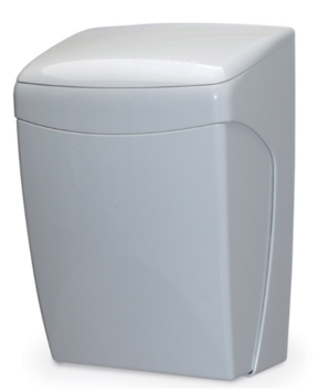 POUBELLE MURALE WALLY 8L OUVERTURE AU GENOU BLANC