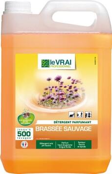 NETTOYANT SOLS PARFUMANT LE VRAI BRASSEE SAUVAGE 5L