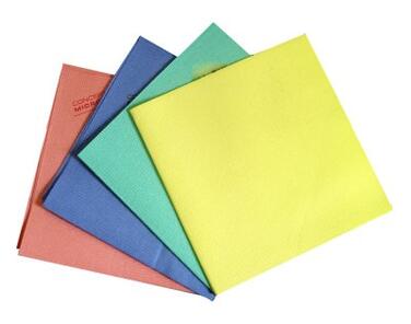 LAVETTE NON TISSEE NETTY 40X40CM VERT ECOLABEL X5