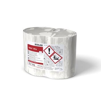 DETERGENT SOLIDE VAISSELLE EAU MI DURE APEX ULTRA CHLORE 3.1KG X4
