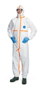 COMBINAISON BLANCHE CAPUCHE TYVEK 800J TAILLE S X25