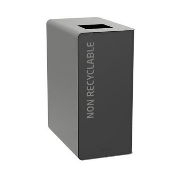 POUBELLE DE TRI CUBATRI 65L DECHETS DIVERS GRIS MANGANESE / GRIS