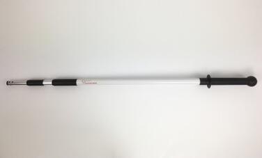 MANCHE TELESCOPIQUE ALUMINIUM ERGONOMIQUE 1,15-2,65M DIAMETRE 29MM BLANC