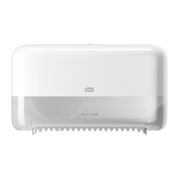 DISTRIBUTEUR DE PAPIER TOILETTE PETIT ROULEAU DOUBLE TORK® T7 BLANC