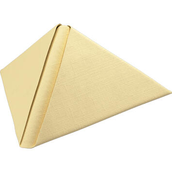 SERVIETTE 40X40CM NON TISSÉ DUNILIN CREME X540