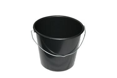 SEAU 12L ROND NOIR