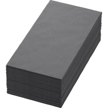 SERVIETTE 40X40CM NON TISSÉ BIO-DUNISOFT® PLIAGE 8 GRANITE X360
