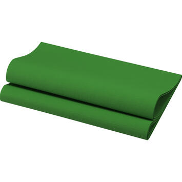 SERVIETTE 40X40CM NON TISSÉ BIO-DUNISOFT® VERT FEUILLE X360