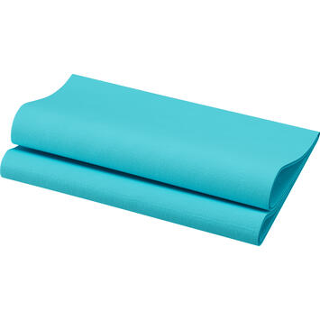 SERVIETTE 40X40CM NON TISSÉ BIO-DUNISOFT® MENTHE BLEUE X360