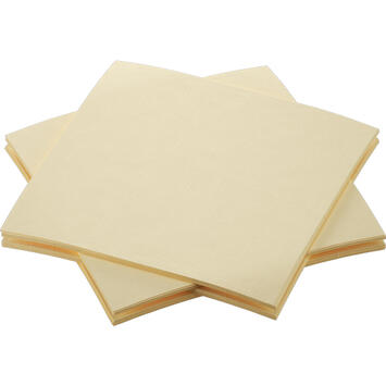 SERVIETTE 20X20CM NON TISSÉ BIO-DUNISOFT® CREME X2880