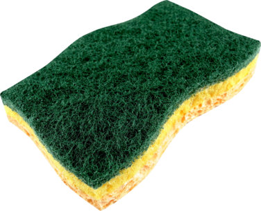 EPONGE VEGETALE GRATTANTE CELLO ECO 108X64X22MM VERT X10