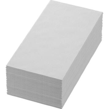 SERVIETTE 40X40CM OUATE 2 PLIS PLIAGE 8 BLANC X1500